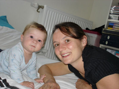 Mathis et sa maman