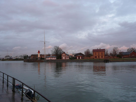 L'entrée portuaire d'Honfleur