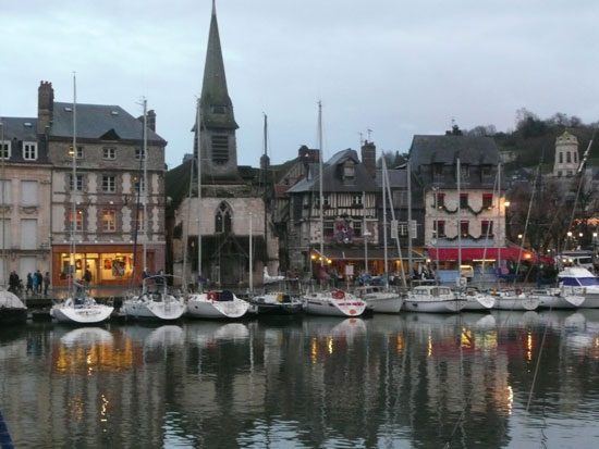 Le centre ville d'Honfleur